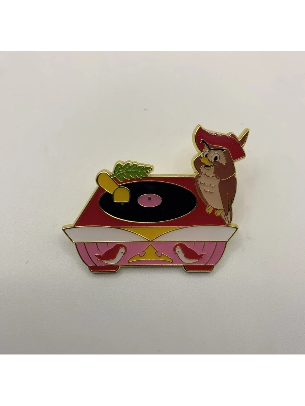 Loungefly Disney Princess Sidekicks Record Player Blind Box Pin Aurora Owl